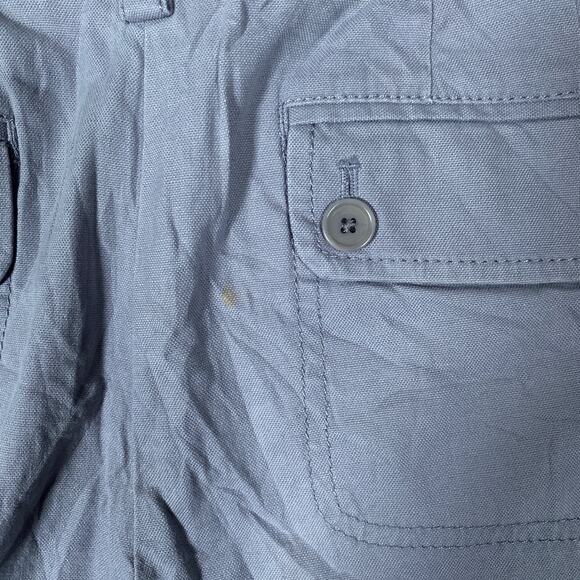 Ann Taylor Womens Pants Purple Tall Khakis Straight Leg Stretch 10L - Picture 11 of 12